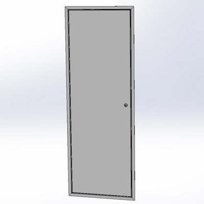 Шмель стальной (техническая дверь) Однодверный EI60