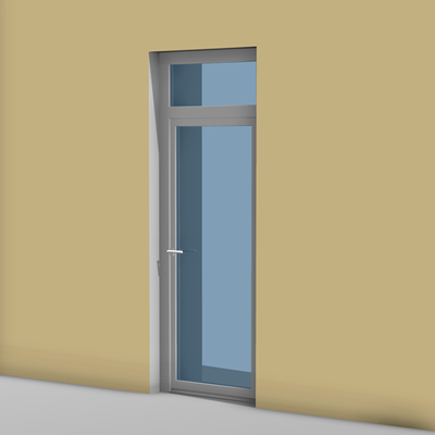 Elex 1-створчатая Дверь фрамуга сверху