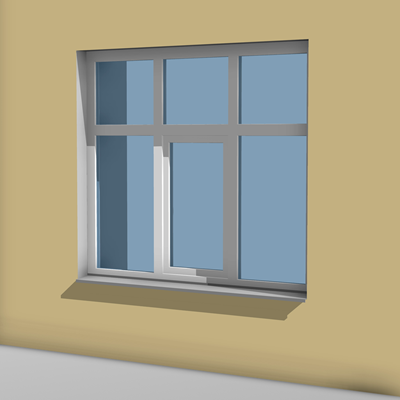 Elex 3-створчатое Окно 3 фрамуги сверху