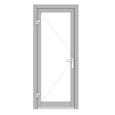 Однопольная дверь S54